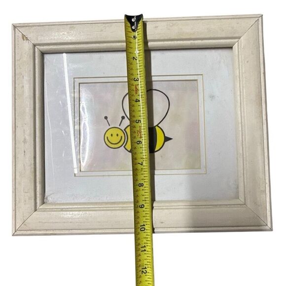 Butterfly & Honey Bee Artwork Picture Framed Decor 12.5" x 10.5" Set of 2 - Picture 9 of 10